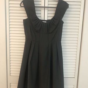 Low cut dress. Sexy and professional